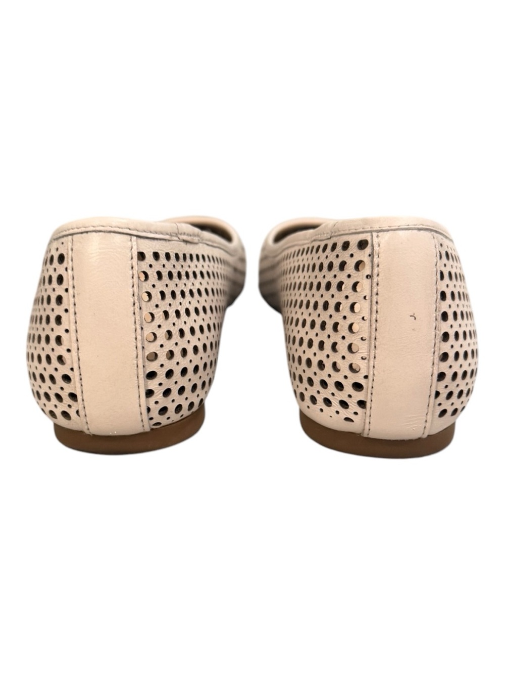 Vionic Perforated Orinda Ballet Flats in Cream - Picture 4 of 7